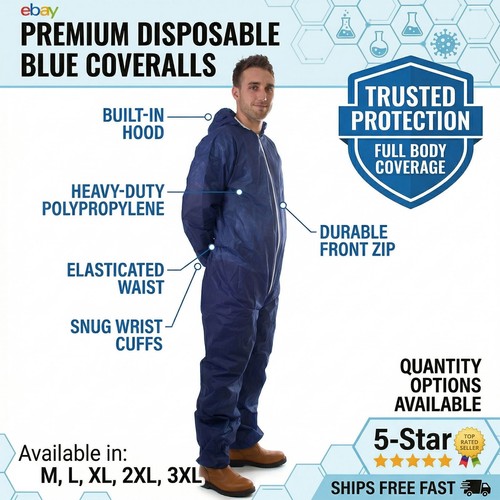 Disposable coveralls hooded - coveralls,