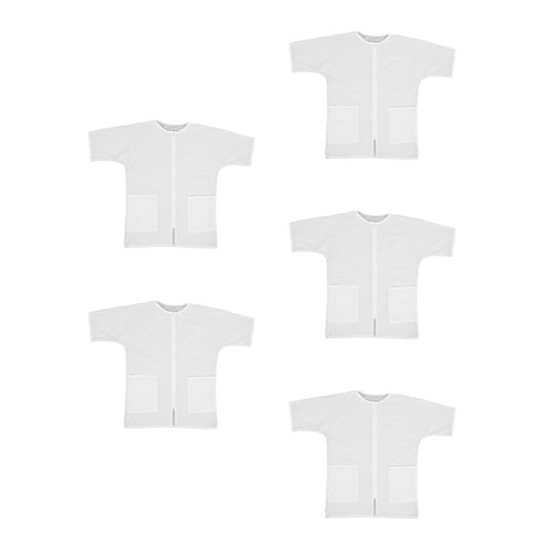 White pet grooming jacket - pet,