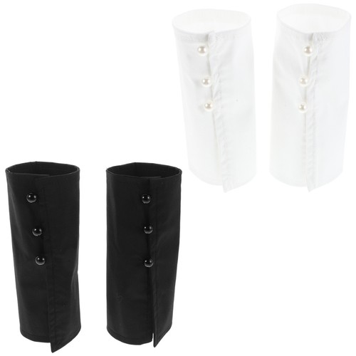Detachable cotton sleeve cuffs - detachable,
