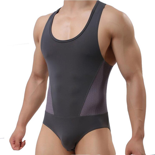 Mens bodysuit corset high - corset,
