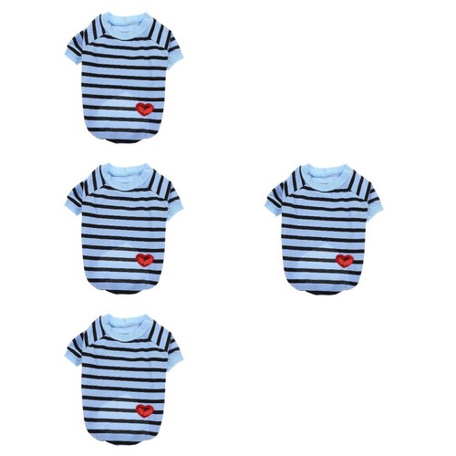Breathable blue cotton dog - blue,
