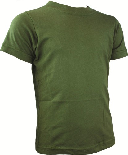 Plain cotton army shirt - plain,