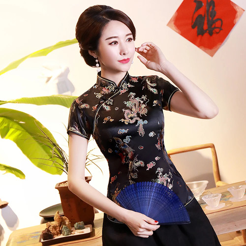 Short sleeve lady - sleeve, chinese