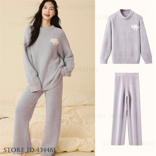 Thicken flannel women - flannel, pajamas