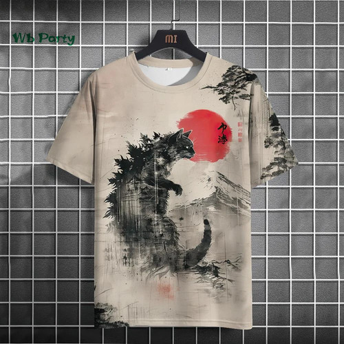 Japanese men shirt ukiyo - t-shirt, ukiyo-e