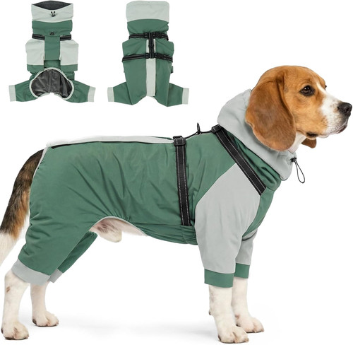 Waterproof dog coat with - waterproof,