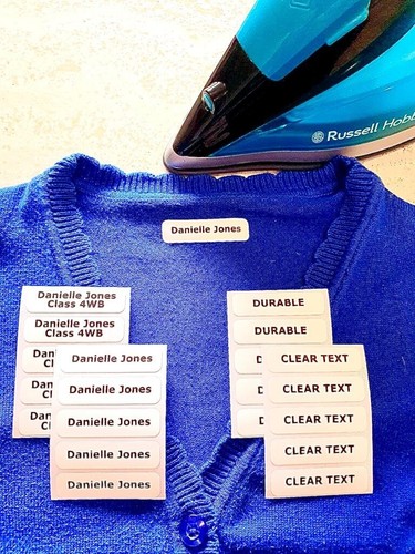 Iron name labels - name,