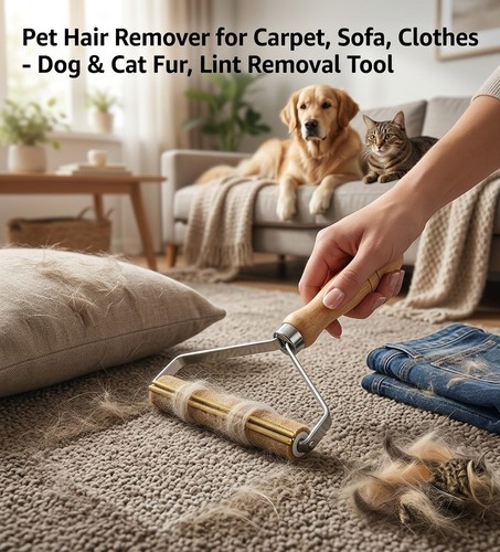 Pet hair remover - hair, carpet