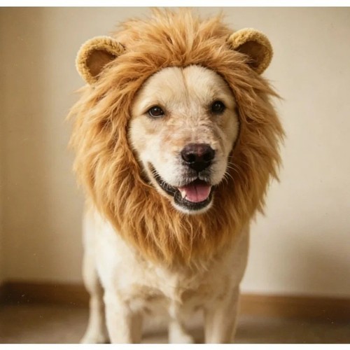 Pet costume lion - pet,