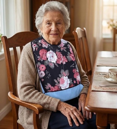 New floral adult - bib, apron