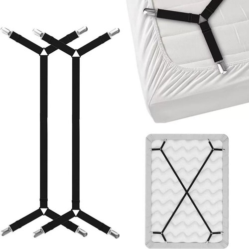 Adjustable bed sheet straps - adjustable,