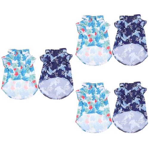 6pcs breathable puppy shirts - 6pcs, t-shirts