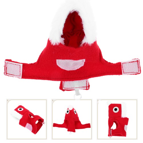 Durable red plush parrot - durable,