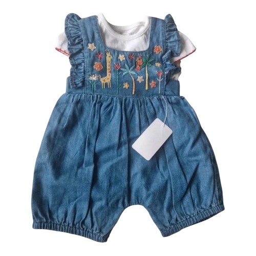 Girls dungaree shirt set - dungaree,