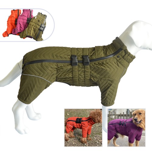 Dog winter coat legs covered - winter,