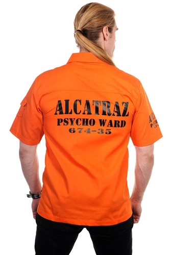 Men orange gothic - men's, retro